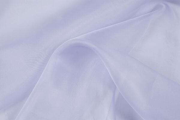 Modrá organza hedvábí metráž