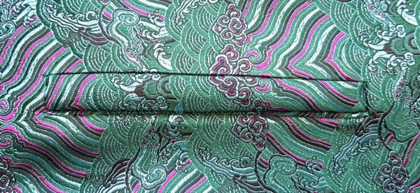 Šití výpustkové kapsy - výpustková kapsa před zažehlením