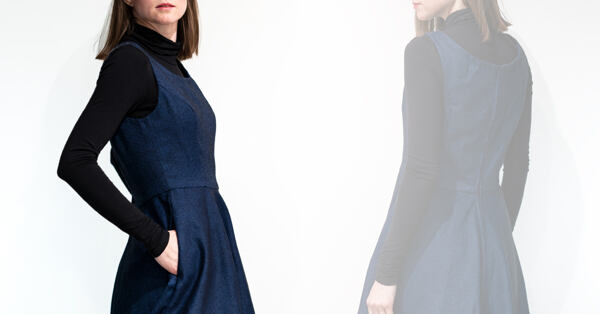 vlněné zimní šaty