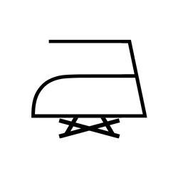 symbol ošetřování textilií žehlení