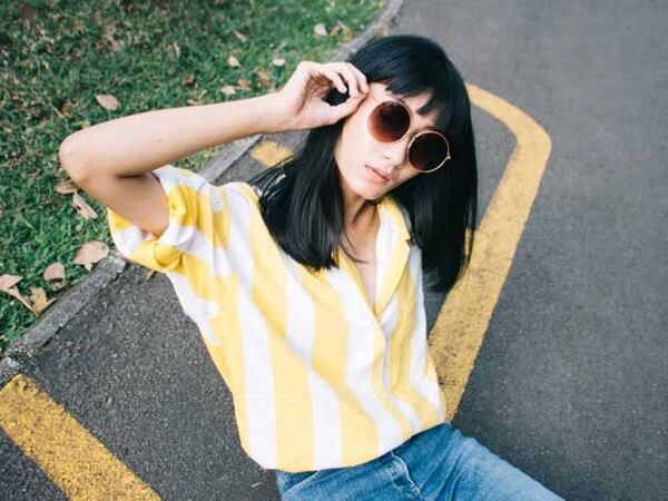 pruhovaná košile dámská