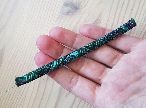 Dámský bomber - šití poutka na zavěšení