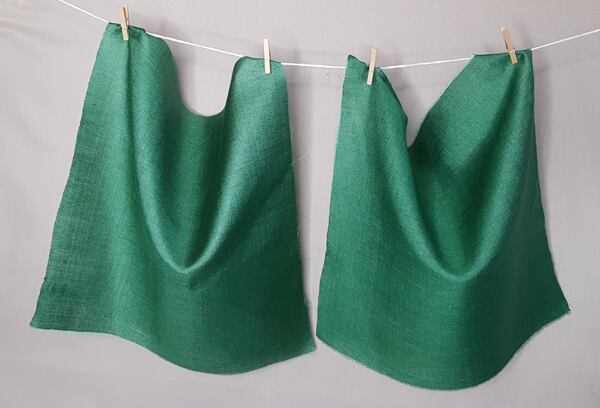 Jak prát hedvábí - vyprané divoké hedvábí muga