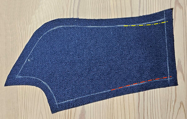 vlněné zimní šaty tutoriál