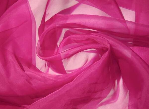 Organza, růžová