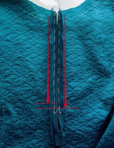 Jak ušít kolovou sukni – jak našít skrytý zip