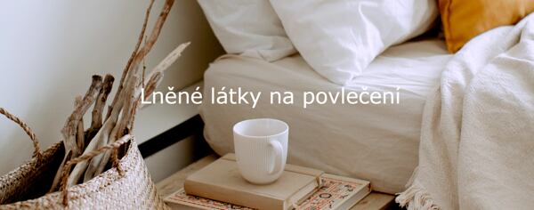 látky na lněné povlečení
