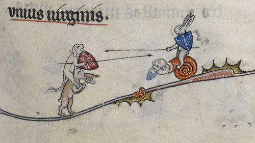 středověký bestiář zajíc