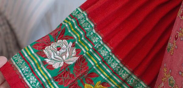 ozdobná stuha na chodském kroji