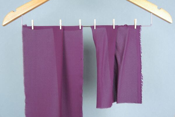 Jak prát hedvábí – test na hedvábném krepžoržetu