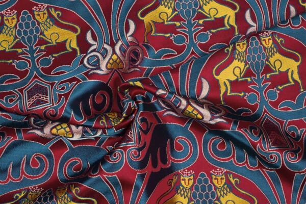 Historický brokát na středověký kostým s přírodním hedvábím © Sartor Bohemia