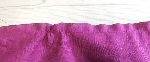 letní lněné šaty - šití