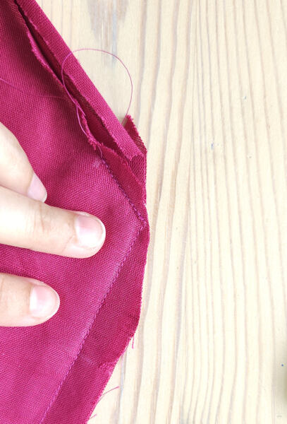 letní lněné šaty - šití