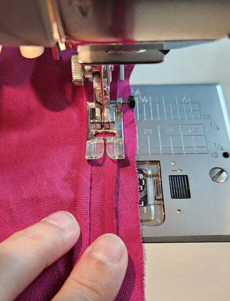 letní lněné šaty - šití