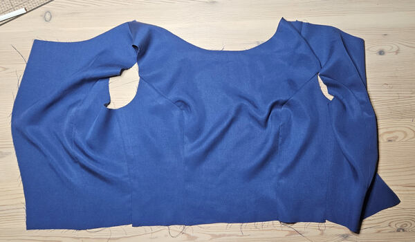 vlněné zimní šaty tutoriál