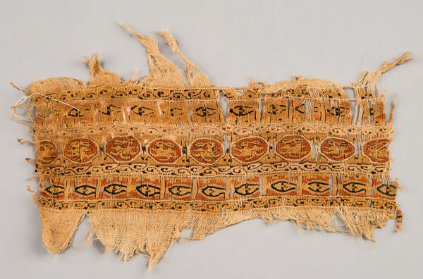 symbol zajíce Egyptské textilie