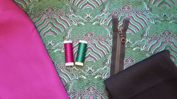 materiály na ušití bundy dámský bomber