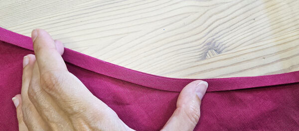 letní lněné šaty - šití