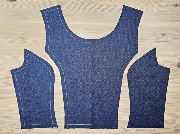 vlněné zimní šaty tutoriál