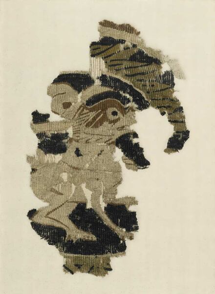 zajíc koptská textilie 9.století Egypt