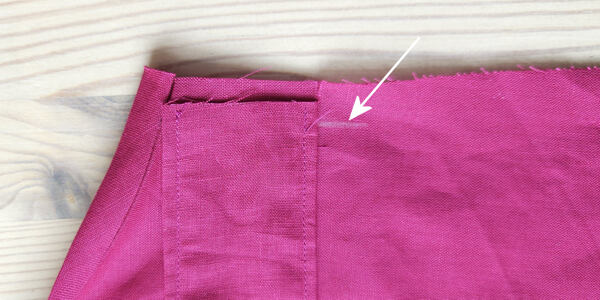 letní lněné šaty - šití