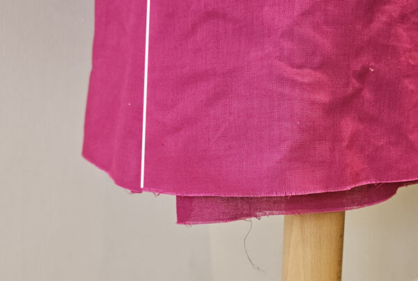 letní lněné šaty - šití