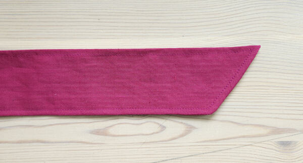 letní lněné šaty - šití