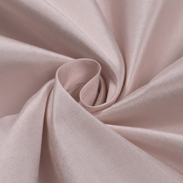 Růžový dupion hedvábí metráž