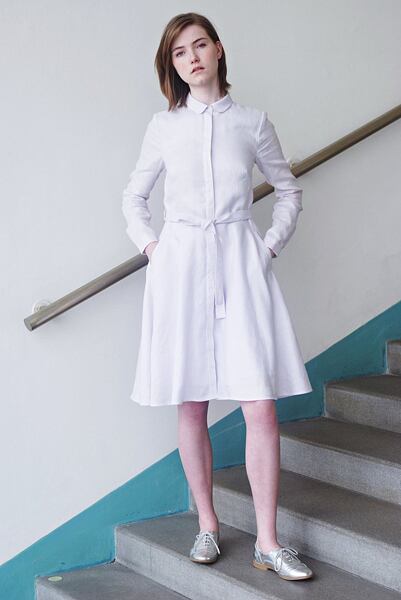 Elegantní lněné šaty