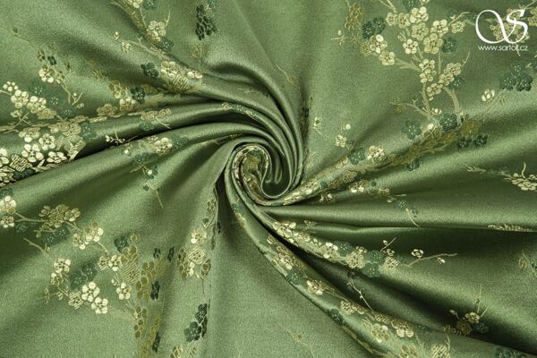 Zelený brokát