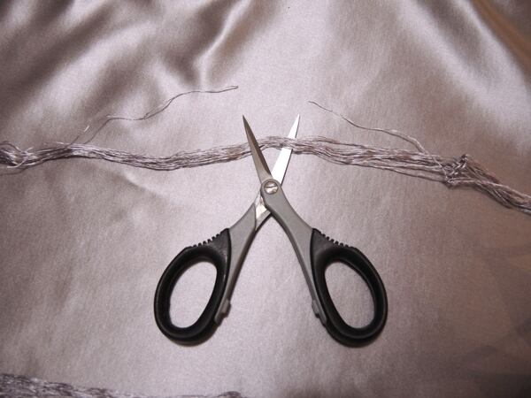 Vyšívací hedvábí - přadénko vyšívacího hedvábí, příprava na vyšívání