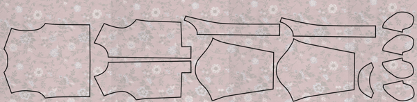 dámský bomber návod na šití střih