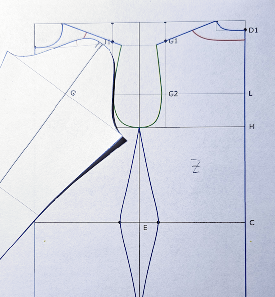 Střih na tričko, konstrukce střihu, tričko na míru