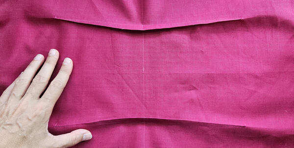 letní lněné šaty - šití