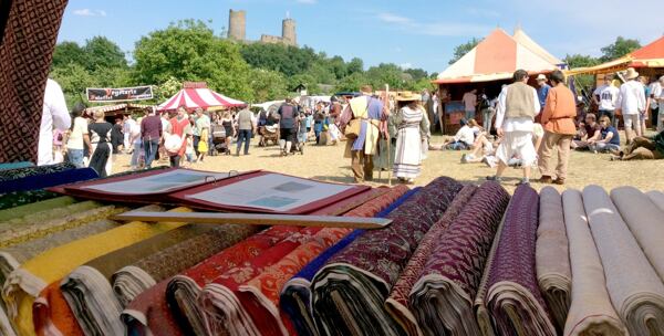 historická akce, středověký trh