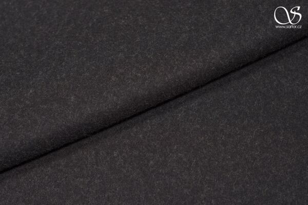 Lehké vlněné sukno, merino, černé