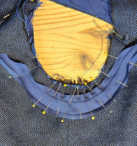 vlněné zimní šaty tutoriál