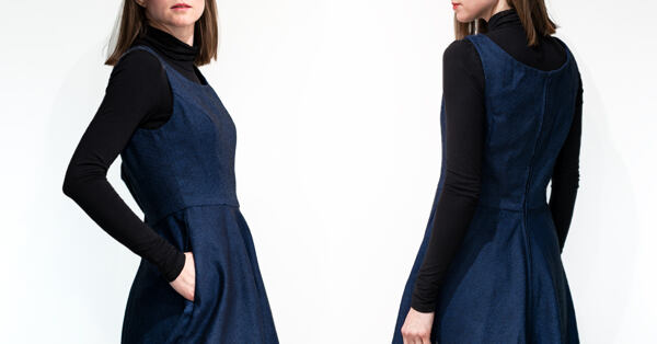 vlněné zimní šaty