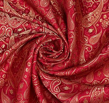 Brokát knížecí, zlato-červeny