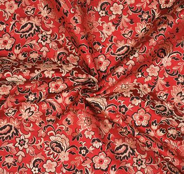 Brokát tradice, zlato-červený