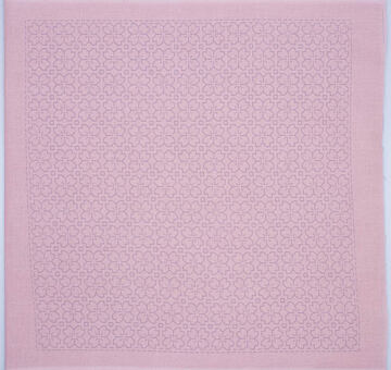 Ściereczka sashiko Hana-Fukin 33 × 33 cm „kwiat sakury”, różowa
