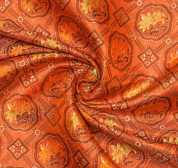 Brokát mongolský – oranžový