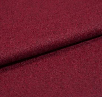 Lekka tkanina z merynosów, len, bordowy