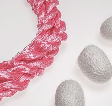 Przędza do haftu, 100% jedwab, różowy 22-6