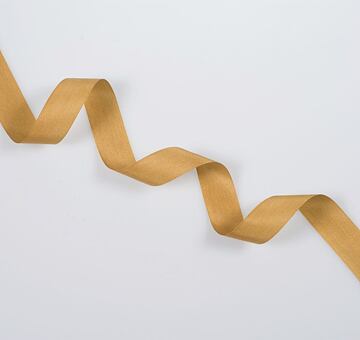 Hedvábná stuha 1,5 cm, zlatá