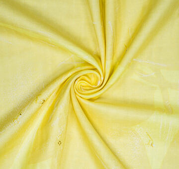 Nani IRO japońska bawełna organiczna "Sanga", podwójna gaza, żółta