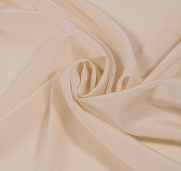 Hedvábný krepdešín, champagne