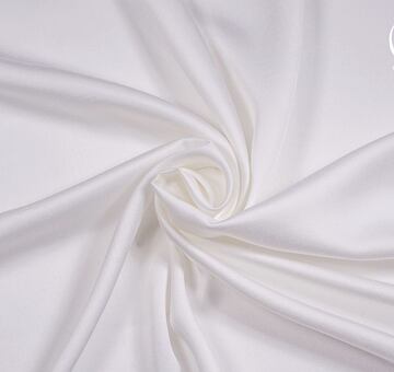 Lyocell satén, bílá ivory