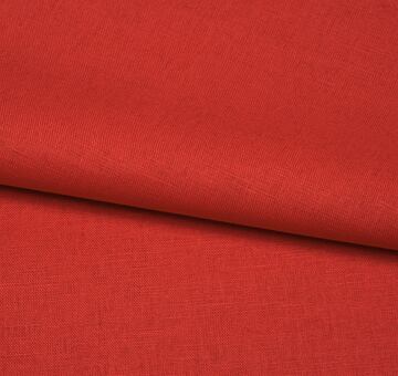 Len s bavlnou, lehký, červený