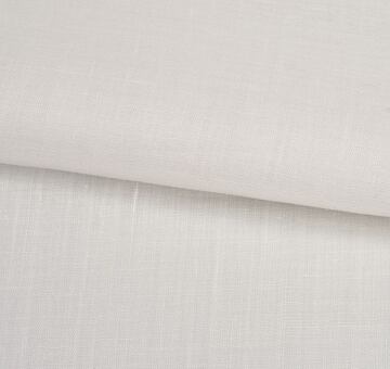 Lněný voál, bílá ivory